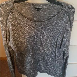 Express Light Grey Sweater